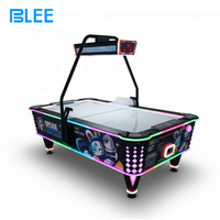 Table de hockey d'espace pour deux joueurs, machine de jeu d'arcade à pièces, équipement de divertissement intérieur à vendre