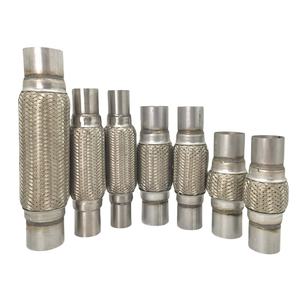 Индивидуальные профессиональные автомобильные выхлопные Гибкие Соединительные трубы с соской по хорошей цене - Product Image 1