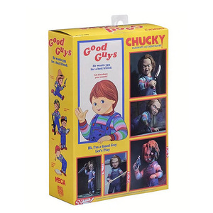 Figurine articulée NECA Good Guys Chucky, poupée bébé fantôme d'horreur en PVC, style anime et dessin animé - Product Image 6