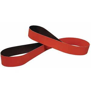 Bandes de ponçage en tissu flexible en céramique de 2100mm * 50mm P24-P120 grains pour polir l'<span class=keywords><strong>aluminium</strong></span> et les métaux mous - Product Image 3