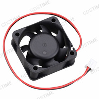 Ventilateur de refroidissement pour ordinateur Gdstime GDA4015 40mm DC 5V/12V/24V à roulement à bille en plastique certifié CE ROHS 0.9W pour boîtier d'ordinateur, CPU et carte graphique