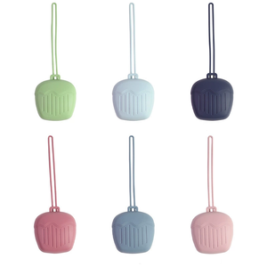 Mô hình mới Silicone núm vú trường hợp, chống bụi Teether hộp lưu trữ, đáng yêu làm dịu tổ chức Pouch trường hợp cho trẻ sơ sinh trẻ mới biết đi - Product Image 1
