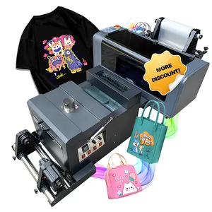 IT-H302 EPSN F1080 Kepala Cetak Procolored A3 Ukuran Tshirt Dtf Printer Inkjet Digital dengan Gulungan untuk Pakaian