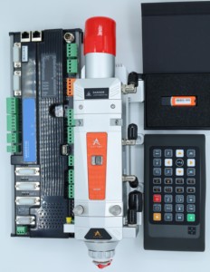3kw A-cutter A230E Electric Focusing Fiber Laser Cutting Head and Au3tech MCC3721NC Fiber Control Board - Product Image 1