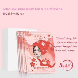 Haarpflege Pflegendes Haar SPA Salon Langlebige Weichheit Reparatur Conditioner Dampf Selbst wärmende Haarmaske Blatt - Product Image 5