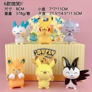 Figurines d'anime de styles variés, jouets de collection, figurines en résine de la série Eeveelution <span class=keywords><strong>Pikachu</strong></span>, ornement de bureau, cadeau pour enfants - Product Image 5