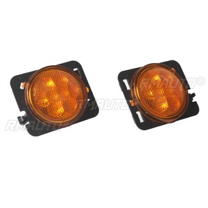Car Wheel Brow <b>Light</b> <b>LED</b> Turn Signal for Jeep JK Wrangler 2007-2017 Body Kit Car Accessories - Product Image 5