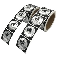 Autocollants personnalisés avec logo, impression à chaud, adhésifs, imperméables, en vinyle, ronds, en rouleau, étiquettes d'emballage, autocollants sur mesure