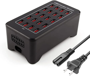 Cargador USB de 150W con 25/30 Puertos, Estación de Carga USB de Escritorio de 5V 30A para Teléfono Xs Max, XR, X, 8, <span class=keywords><strong>7</strong></span> <span class=keywords><strong>Plus</strong></span> y Más - Product Image 2