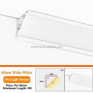Moulage linéaire <span class=keywords><strong>LED</strong></span> pour <span class=keywords><strong>plafond</strong></span>, montage en surface, sans <span class=keywords><strong>plafond</strong></span> suspendu, sans rainurage, <span class=keywords><strong>corniche</strong></span> éclairée, remplacement du moulage en plâtre pour salon - Product Image 5