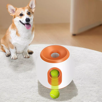 Lanceur automatique de balles pour chiens Lanceur de balles interactif pour chiens Lance des balles de tennis standard Plage de lancer réglable