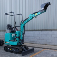 Nouvelle pelle compacte Sunward SWE08F : Excavatrice durable, efficace et économique, la plus petite du marché, pour travaux de terrassement.