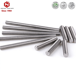 Vis à tête cylindrique DIN975 en acier inoxydable, tige entièrement filetée, haute résistance, antirouille, pour usage industriel - Product Image 1