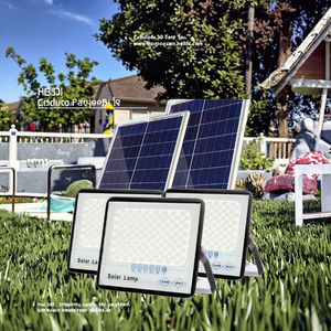 ไฟฟลัดไลท์ LED พลังงานแสงอาทิตย์พร้อมฟังก์ชันควบคุมกลุ่ม IP67ควบคุมระยะไกล200วัตต์สำหรับใช้บนถนนและสวน - Product Image 3