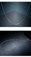 Luxe Mode AU750 Pur Or Véritable 18 Carats Bijoux Chaîne Maillon Or Collier pour Femmes Dames