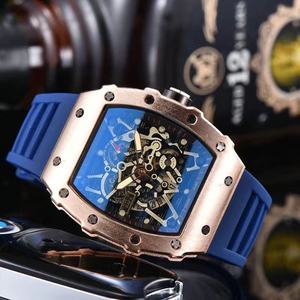 นาฬิกาข้อมือผู้ชาย <span class=keywords><strong>Richard</strong></span> Fashion Hollow Mill ระบบจักรกลอัตโนมัติเต็มรูปแบบ ดีไซน์ทรงกระบอก สายซิลิโคน สำหรับนักธุรกิจระดับไฮเอนด์ - Product Image 2