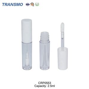 Mini flacon transparent en plastique de 3 ml pour brillant à lèvres avec bouchon à vis, tube cosmétique cylindrique pour fard à joues et huile à ongles - Product Image 6