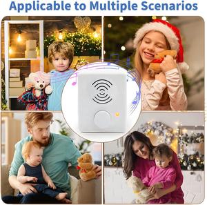 Caja de voz para regalos grabables Caja de sonido de botón para artesanos, aficionados, animales de peluche - Product Image 4