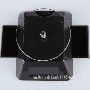 Solar Powered Jewelry <b>Display</b> Stand 130x100x50mm ABS Material Rotating Showcase For Jewelry Presentation - Product Image 2
