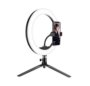 ชุดไฟถ่ายภาพเซลฟี่แบบมีขาตั้งกล้องพร้อมไฟวงแหวน LED สำหรับถ่ายวิดีโอและวิดีโอบล็อก - Product Image 1