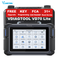 Escáner OBD2 de Control Bidireccional para Automóviles con Actualización Gratuita de por Vida, VDIAGTOOL VD70 Lite, Máquina de Diagnóstico para Todos los Autos, Disponible en EE. UU.