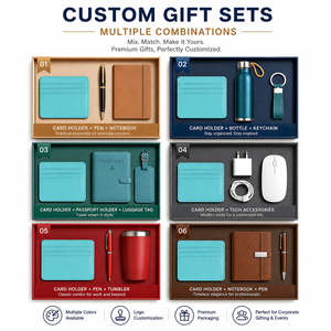 Porte-cartes fin en cuir PU, 3 emplacements pour cartes, 10x8cm, portefeuille minimaliste, 8 couleurs, logo personnalisé, OEM pour le bureau - Product Image 6