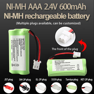 <span class=keywords><strong>2</strong></span> * A-A-A BT-1008/1021/CP515B <span class=keywords><strong>2</strong></span>,4 В телефон базовая станция Ni-MH Беспроводная телефонная композитная батарея для самолета - Product Image 2