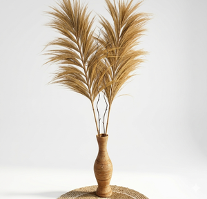 Handmade Eco-Friendly Natural Rayung <b>Dried</b> <b>Grass</b> Decorative Pampas Style Vase Filler for Mother's Day Graduation Home Decoration - Product Image 1