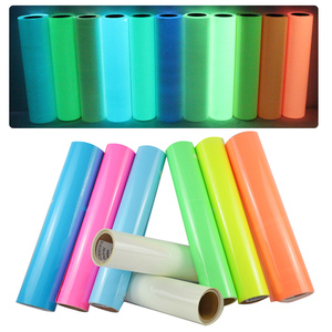 Free Sample Wholesale 15/20 Inch Florescent Blue <strong>Glow</strong> <strong>in</strong> <strong>the</strong> <strong>Dark</strong> Vinyl Roll Film Change Heat Transfer Vinyl Designs <strong>Stickers</strong> - Product Image 3
