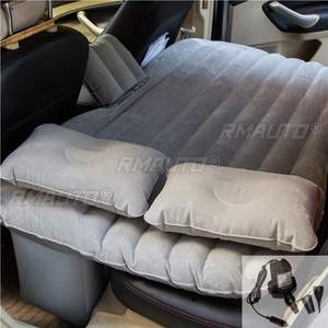 Lit gonflable pour voiture 2 en 1, matelas de voyage multifonctionnel gonflable en PVC floqué, coussin de repos doux pour le sommeil en voiture - Product Image 4