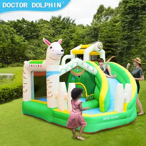 Надувной батут для детей Doctor Dolphin, новый дизайн, ткань, детский замок для прыжков, надувной батут для малышей, оптовая продажа