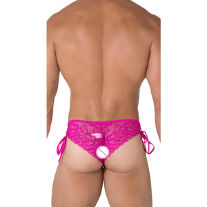 PATON FACTORY CUSTOM <span class=keywords><strong>Perizoma</strong></span> con Lacci Laterali Personalizzato, Tanga da <span class=keywords><strong>Uomo</strong></span> con Lacci, Jockstrap Gay, Intimo Sexy Bikini - Product Image 3