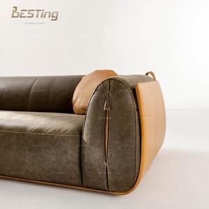 Nouveau canapé <span class=keywords><strong>Meir</strong></span> en velours et cuir personnalisable au design italien - Product Image 4