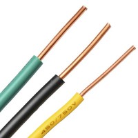 Câble électrique PVC H07V-R / H07V-U / BV / BVR de haute qualité à bas prix pour bâtiment, isolation de câble électrique domestique 2,5 mm