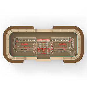 طاولة كرابس احترافية من YH مصنوعة من MDF+الخشب+مادة PU بأرجل على شكل V عالية الجودة، ملحقات قمار فاخرة بألوان مخصصة - Product Image 6