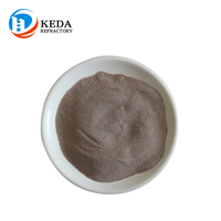 La Chine fournit des particules/poudre d'alumine brunée, de la poudre de corindon brun et du gravier d'alumine brun.