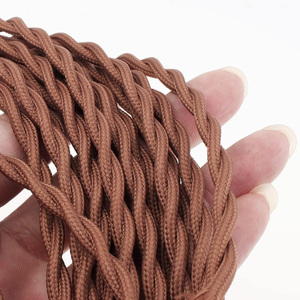 Ensemble de cordons de <span class=keywords><strong>lampe</strong></span> à 2 broches Standard US 2 * 18AWG câble textile torsadé 303 interrupteur marche/arrêt dépouillé extrémité femelle pour appareil ménager - Product Image 6