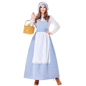 Disfraz <span class=keywords><strong>de</strong></span> dama para adultos Little House on the Prairie Girl Cosplay Fiesta <span class=keywords><strong>de</strong></span> Acción <span class=keywords><strong>de</strong></span> Gracias Conjunto <span class=keywords><strong>de</strong></span> disfraces - Product Image 2
