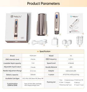 Pena Mikro Needling Hydra Pen H5 dengan Cartridge Jarum yang Dapat Diisi Ulang, Infus Serum, Mesoterapi, Perawatan Kulit, Alat Kecantikan - Product Image 5