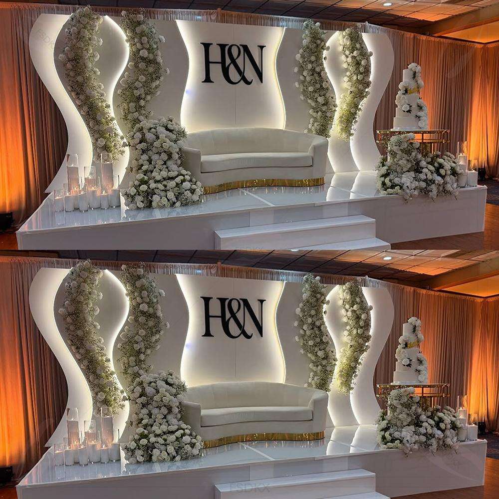 Elegant Wedding Reception Stage Decoration Enhance Your Event