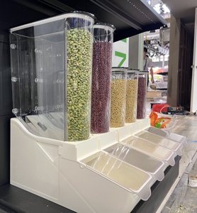 Dispenser a Gravità in Acrilico Trasparente per Alimenti Sfusi - Ideale per l'Arredamento di Negozi di Caramelle - Product Image 5