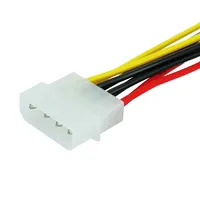 Kabel Splitter Daya IDE PSW 4pin 18cm LP4 Molex J29 Male Female untuk Kartu Grafis, Aksesoris Komputer PC