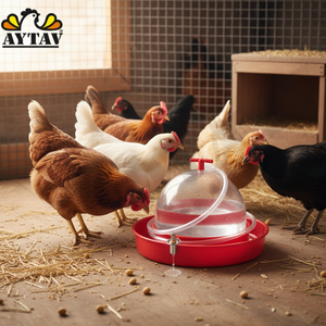 New Automatic Animal Drinkers for Chickens Rabbits Farm Use Stainless Steel <b>Plastic</b> Nipple Core Components Included AYTAV 1 Year - Product Image 3