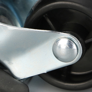 Industrial Caster Wheel 1.5 Inch Screw Mount Steel Ball Bearing Swivel Gray Durable - Product Image 2
