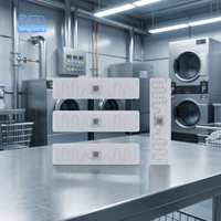 Étiquette RFID UHF textile pour tri de linge, cousue et lavable, pour la gestion du suivi du linge d'hôtel, d'hôpital et de location