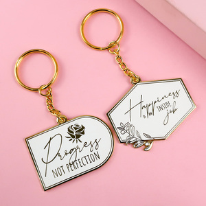 Conception libre de luxe personnalisé promotionnel concepteur porte-clés métal émail porte-clés breloques mignon porte-clés <span class=keywords><strong>logo</strong></span> personnalisé - Product Image 6