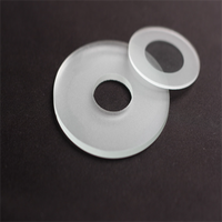 Plaque de lentille carrée en silice fondue de quartz JGS2 275 nm givrée personnalisée en usine pour utilisation en laboratoire/optique, épaisseur de 0,15 à 50 mm