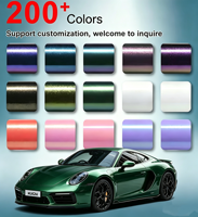 Film de protection pour voiture en PVC vert - Finition super brillante, protection auto-réparatrice, rouleau de vinyle pour carrosserie complète 1,52x18M