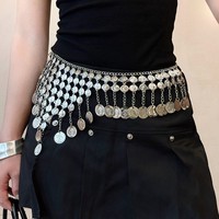 Chaîne de taille en alliage pour femmes de Style froid à la mode ceinture de gland Portrait Sexy avec accessoires de personnalité de niche de luxe léger