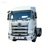 Camion tracteur Hino 700 d'occasion 6x4, tête de camion d'occasion en bon état de marche, véhicule logistique pour le transport de conteneurs